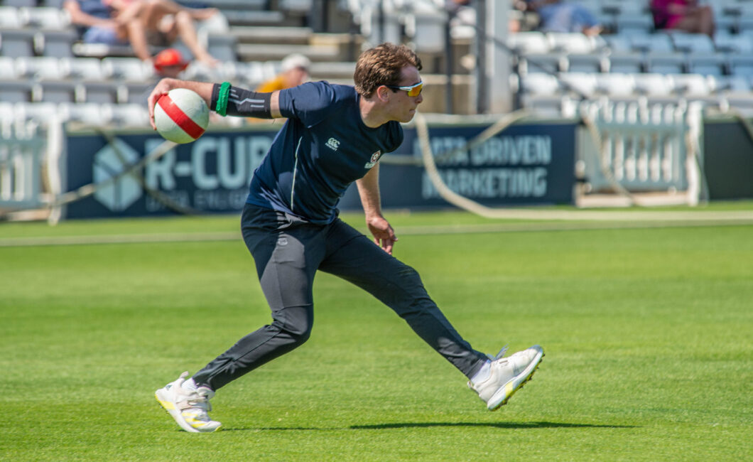 Northants Captain David Howells Fielding During 2023 Cup Final.