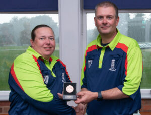 Fiona Shone receives Umpire of the Year