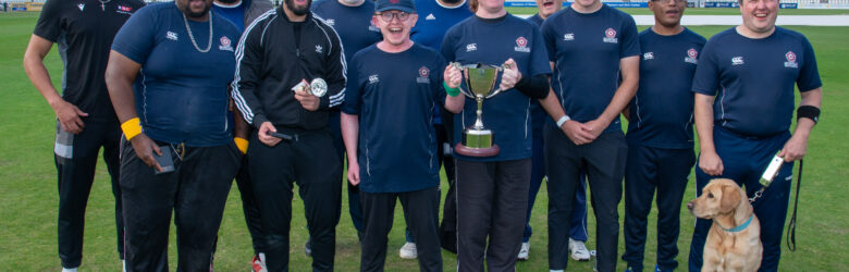 Northants Steelbacks with the Primary Club Cup Trophy