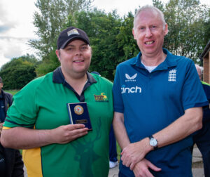 Rob Turner receives Development League Partial batter of the year 2024