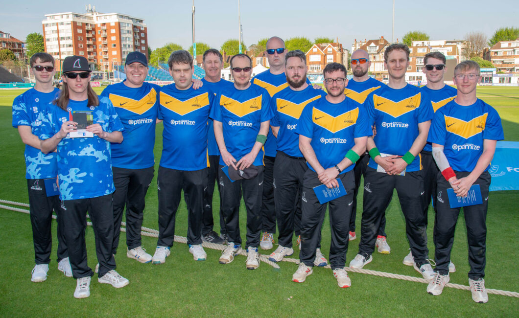 Sussex Sharks Receive their 2023 cup final Winners Medals